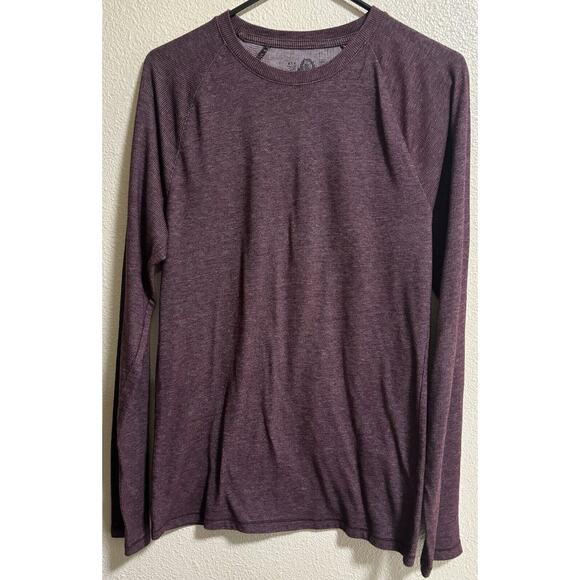 American Rag Men's Sz M Red Long-Sleeve Thermal Pullover T-Shirt Base layer Crew - Picture 1 of 9